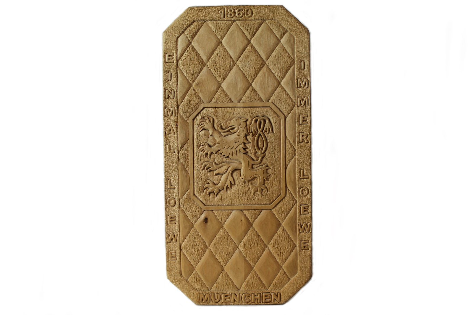 1860 München Löwe – Kerbschnitzarbeit, 1999
