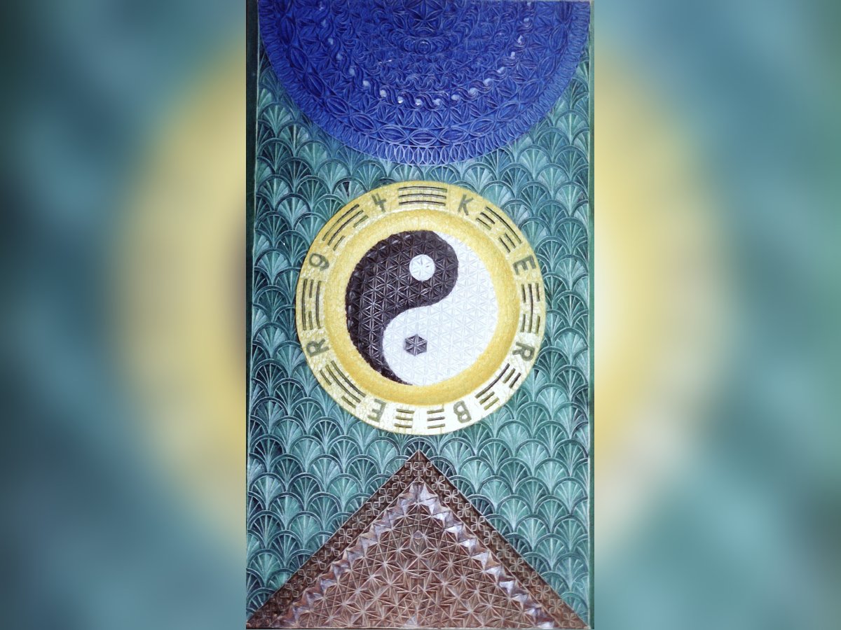 Yin & Yang – Kerbschnitzarbeit